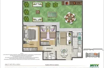 Apartamento térreo com área externa para venda no barreto em macaé/rj, 02 quartos, 1 vaga, lazer.