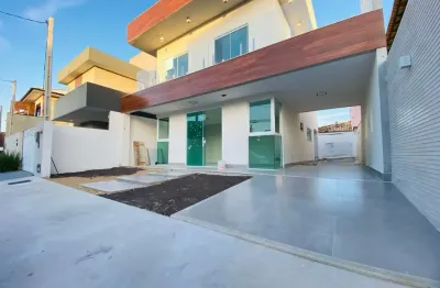 Casas para venda no condomínio costa paradiso no engenho da praia em macaé/rj, 03 quartos, garagem e quintal.