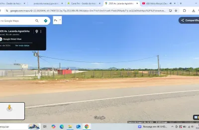 Área para locação na linha azul na virgem santa em macaé/rj, 10.000 m2, plana, asfalto na porta.