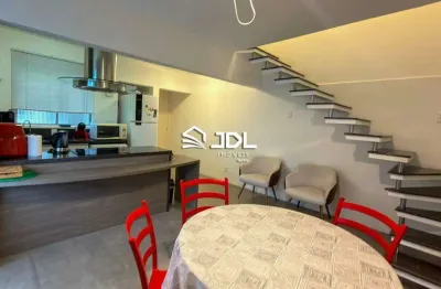 Cobertura duplex no victor konder, blumenau. 2 suítes, 93 m², vista panorâmica, sacadas, 1 vaga e financiamento bancário. valor: r$ 630.000.