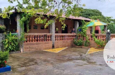 Casa com 3 dormitórios para alugar, 195 m² por r$ 6.000,00/mês - centro - eusébio/ce