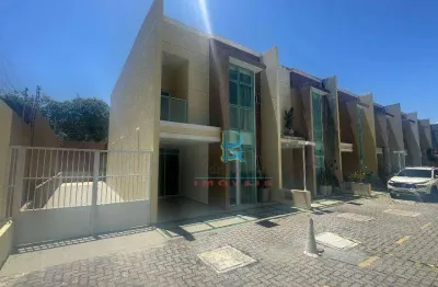 Casa com 3 dormitórios em condomínio fechado para alugar, 167 m² por r$ 4.650/mês - amador - eusébio/ce