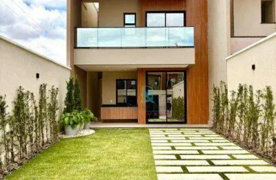 Casa com 4 dormitórios à venda, 132 m² por r$ 739.000 - urucunema - eusébio/ce