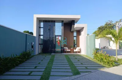 Casa com 3 dormitórios à venda, 85 m² por r$ 429.000,00 - parque havaí - eusébio/ce