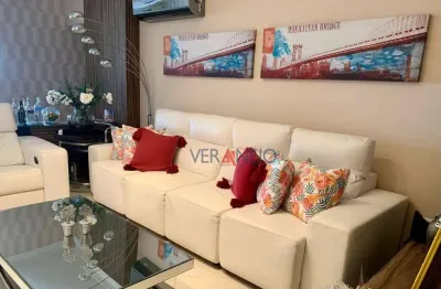 Apartamento com 4 dormitórios para alugar, 150 m² por r$ 8.500,00/mês - canto do forte - praia grande/sp