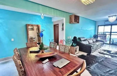 Apartamento com 3 dormitórios à venda, 150 m² por r$ 1.900.000,00 - canto do forte - praia grande/sp
