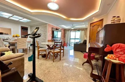 Apartamento com 3 dormitórios à venda, 132 m² por r$ 1.100.000,00 - canto do forte - praia grande/sp