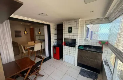 Apartamento com 3 dormitórios, 118 m² - venda por r$ 830.000,00 ou aluguel por r$ 6.600,02/mês - vila guilhermina - praia grande/sp