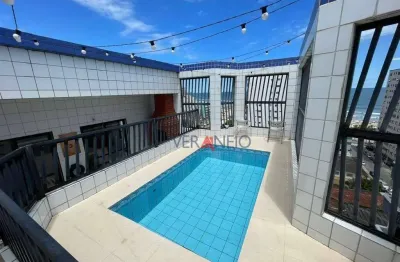 Cobertura com 2 dormitórios à venda, 156 m² por r$ 960.000,00 - ocian - praia grande/sp