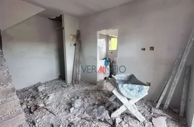 Sobrado com 3 dormitórios à venda, 90 m² por r$ 460.000,00 - jardim alice - praia grande/sp