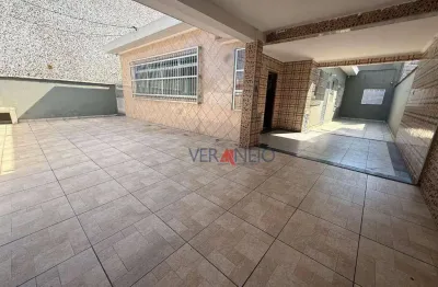 Casa com 3 dormitórios para alugar, 90 m² por r$ 7.750,00/mês - boqueirão - praia grande/sp