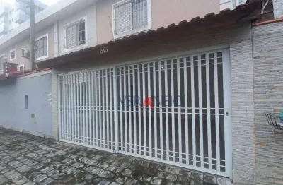 Casa com 3 dormitórios à venda por r$ 660.000,00 - vila guilhermina - praia grande/sp