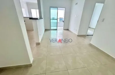 Apartamento com 2 dormitórios à venda, 62 m² por r$ 395.000,00 - aviação - praia grande/sp