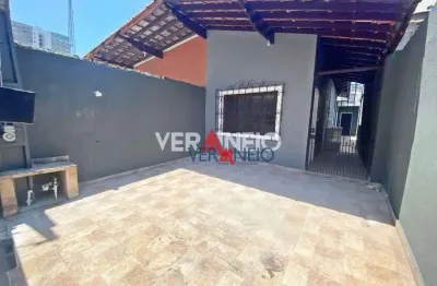 Casa com 2 dormitórios à venda por r$ 395.000,00 - tupi - praia grande/sp