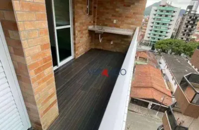 Apartamento com 2 dormitórios à venda, 69 m² por r$ 440.000,00 - vila guilhermina - praia grande/sp