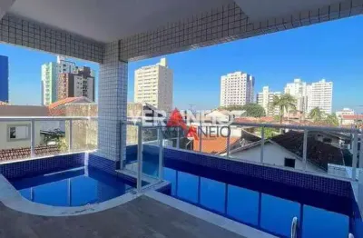 Apartamento com 2 dormitórios à venda, 67 m² por r$ 410.000,00 - balneário pires - praia grande/sp