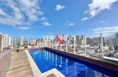 Apartamento com 2 dormitórios à venda, 68 m² por r$ 595.000,00 - boqueirão - praia grande/sp