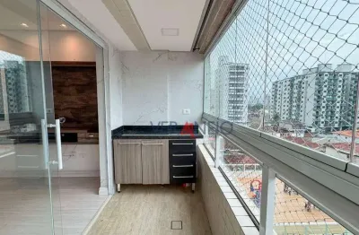 Apartamento com 2 dormitórios à venda, 57 m² por r$ 570.000 - vila guilhermina - praia grande/sp