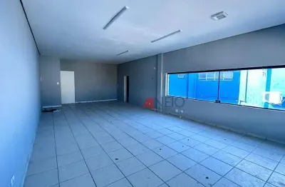 Sala para alugar, 55 m² por r$ 2.000,00/mês - vila guilhermina - praia grande/sp