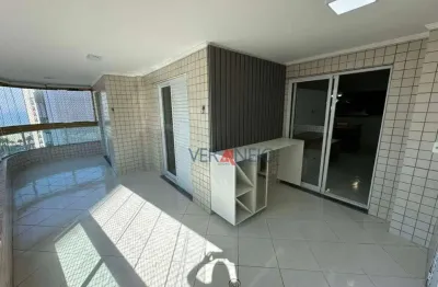 Apartamento com 3 dormitórios à venda, 132 m² por r$ 930.000,00 - aviação - praia grande/sp
