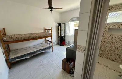 Kitnet com 1 dormitório à venda, 18 m² por r$ 130.000,00 - vila assunção - praia grande/sp