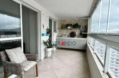 Apartamento com 2 dormitórios à venda, 92 m² por r$ 795.000,00 - boqueirão - praia grande/sp