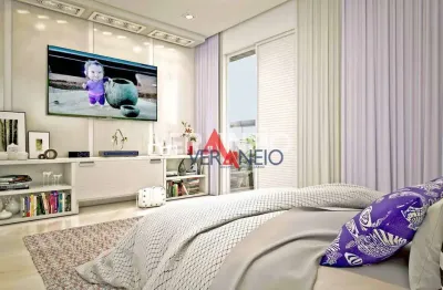 Apartamento com 2 dormitórios à venda, 73 m² por r$ 525.529,58 - balneário pires - praia grande/sp