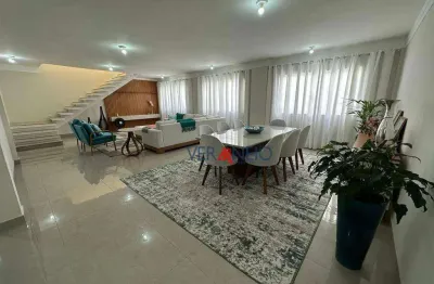 Cobertura com 4 dormitórios à venda, 420 m² por r$ 1.270.000,00 - boqueirão - praia grande/sp