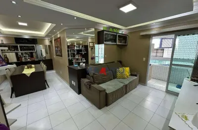 Apartamento com 3 dormitórios à venda, 116 m² por r$ 930.000,00 - vila guilhermina - praia grande/sp