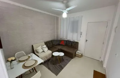 Kitnet com 1 dormitório à venda, 40 m² por r$ 245.000,00 - aviação - praia grande/sp