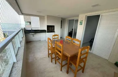 Apartamento com 2 dormitórios para alugar, 75 m² por r$ 4.000,00/mês - vilamar - praia grande/sp