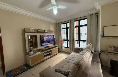 Apartamento com 2 dormitórios à venda, 92 m² por r$ 430.000,00 - vila guilhermina - praia grande/sp