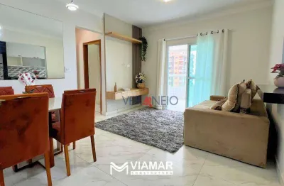 Apartamento com 2 dormitórios à venda, 77 m² por r$ 759.000,00 - vilamar - praia grande/sp