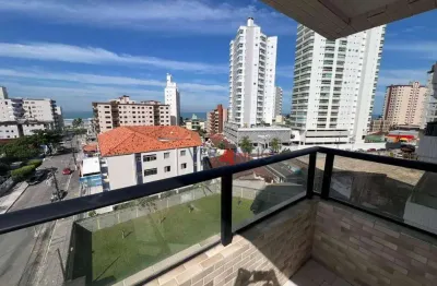 Apartamento com 2 dormitórios à venda, 70 m² por r$ 485.000 - vila caiçara - praia grande/sp