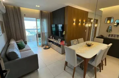 Apartamento com 3 dormitórios à venda, 88 m² por r$ 695.000 - tupi - praia grande/sp