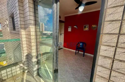 Apartamento com 1 dormitório à venda, 43 m² por r$ 250.000 - tupi - praia grande/sp
