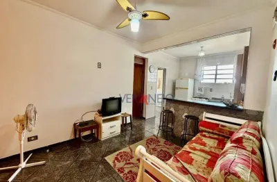 Apartamento com 1 dormitório à venda, 45 m² por r$ 250.000 - tupi - praia grande/sp