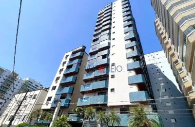 Apartamento com 1 dormitório à venda, 57 m² por r$ 324.000 - vila guilhermina - praia grande/sp