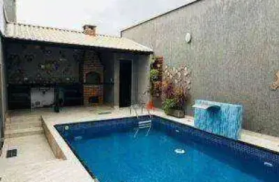 Casa com 2 dormitórios à venda por r$ 330.000,00 - maracanã - praia grande/sp