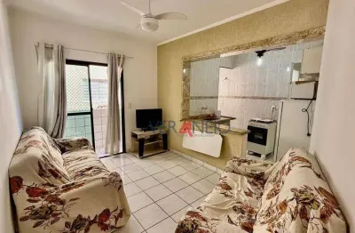 Apartamento com 1 dormitório à venda, 40 m² por r$ 255.000,00 - tupi - praia grande/sp