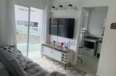 Apartamento com 1 dormitório à venda, 45 m² por r$ 359.000 - vila guilhermina - praia grande/sp