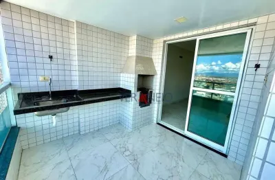 Apartamento com 1 dormitório à venda, 58 m² por r$ 395.000 - vila caiçara - praia grande/sp