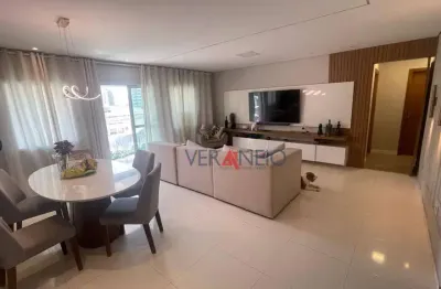 Apartamento com 4 dormitórios à venda, 156 m² por r$ 1.190.000 - canto do forte - praia grande/sp