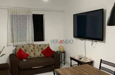 Apartamento com 1 dormitório à venda, 47 m² por r$ 300.000 - caiçara - praia grande/sp