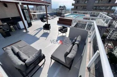 Apartamento com 3 dormitórios à venda, 250 m² por r$ 1.400.000 - tupi - praia grande/sp