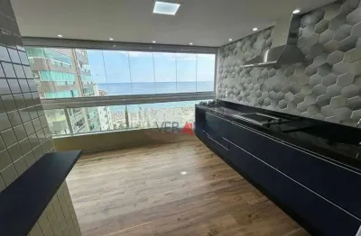 Apartamento com 2 dormitórios à venda, 107 m² por r$ 1.200.006 - canto do forte - praia grande/sp