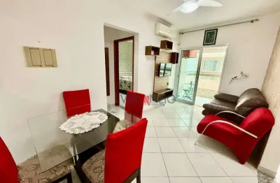 Apartamento com 1 dormitório à venda, 49 m² por r$ 338.000 - aviação - praia grande/sp
