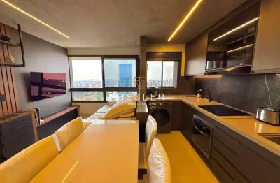 Apartamento sofisticado de 45m² com 1 suíte no vila da serra com automação e lazer completo