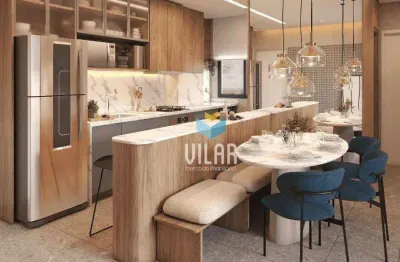 Apartamento com 2 dormitórios à venda, 48 m² por r$ 348.326,00 - além ponte - sorocaba/sp