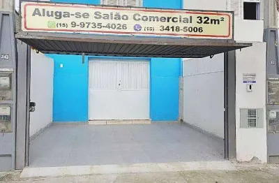 Salão para alugar, 34 m² por r$ 1.231,00/mês - vila carvalho - sorocaba/sp